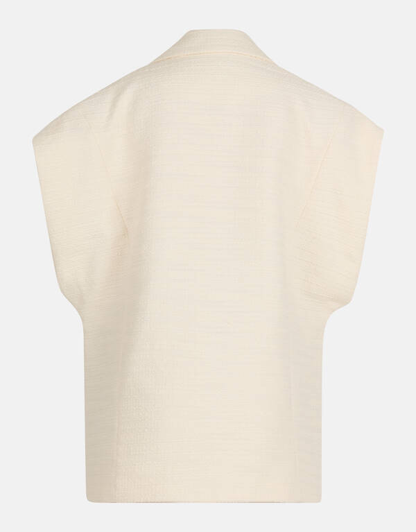 Übergroßes Gilet Off White SHOEBY WOMEN