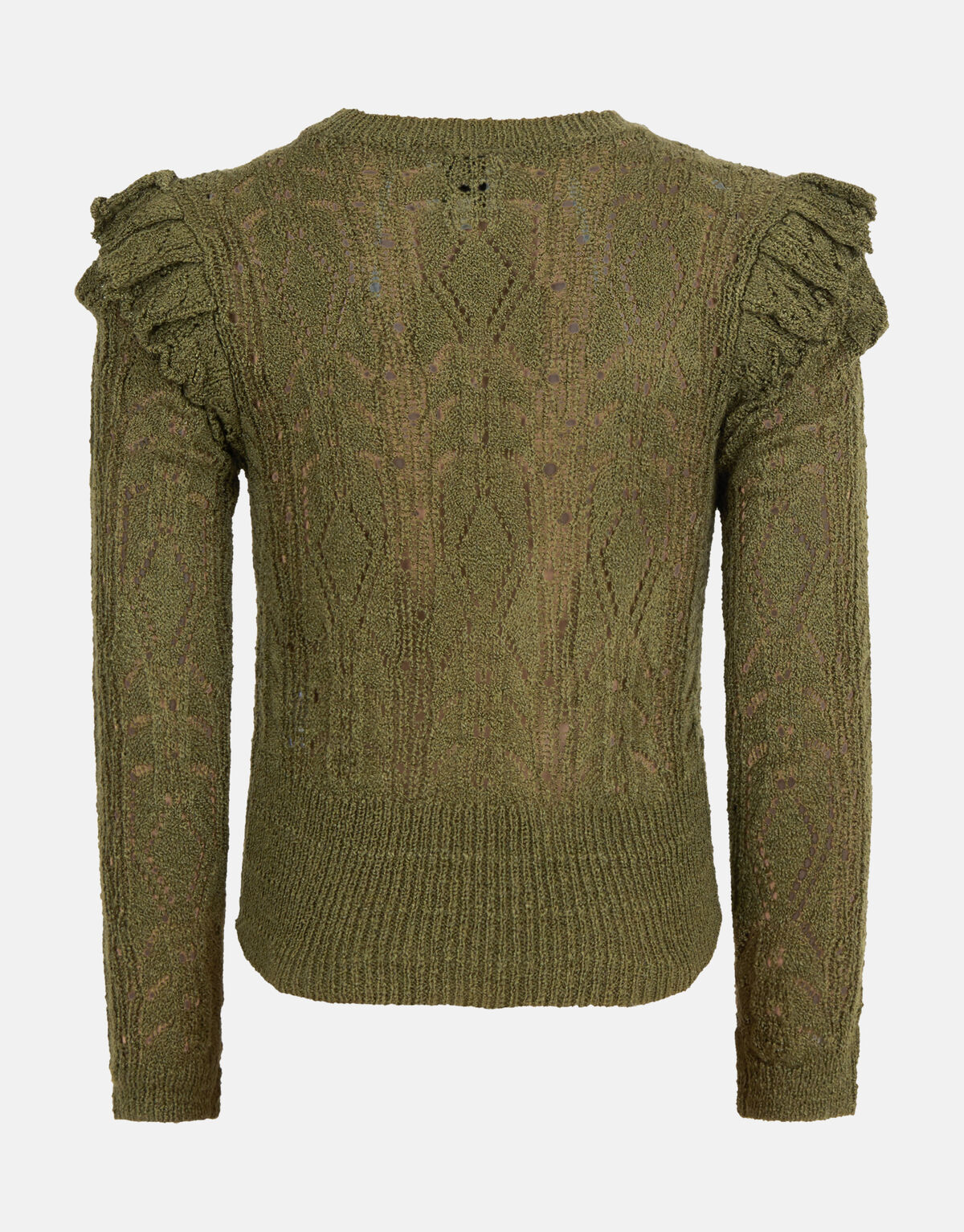 Ajour Top Dunkelgr&uuml;n SHOEBY GIRLS