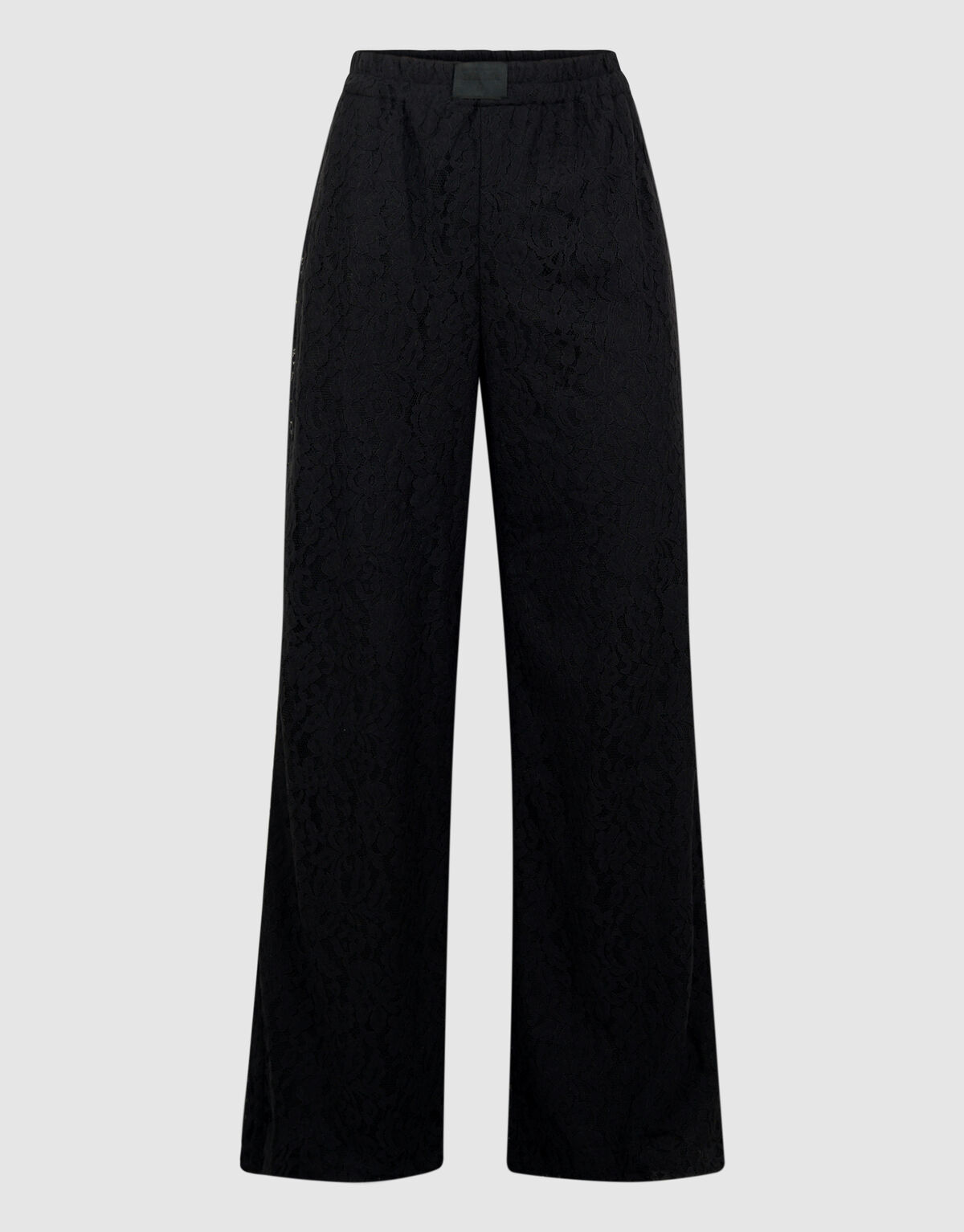 Schwarze Spitzenhose mit weitem Bein SHOEBY WOMEN
