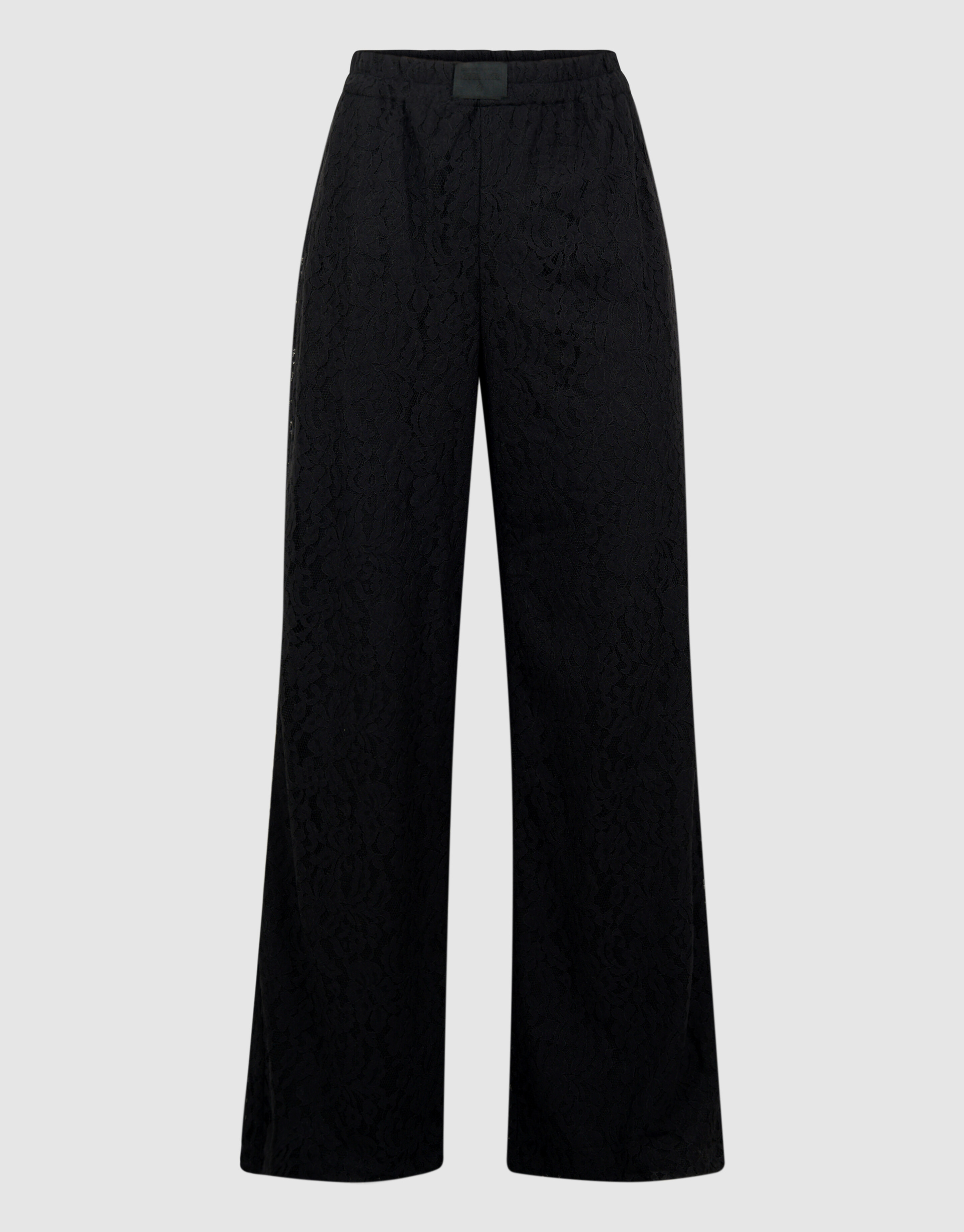 Schwarze Spitzenhose mit weitem Bein SHOEBY WOMEN