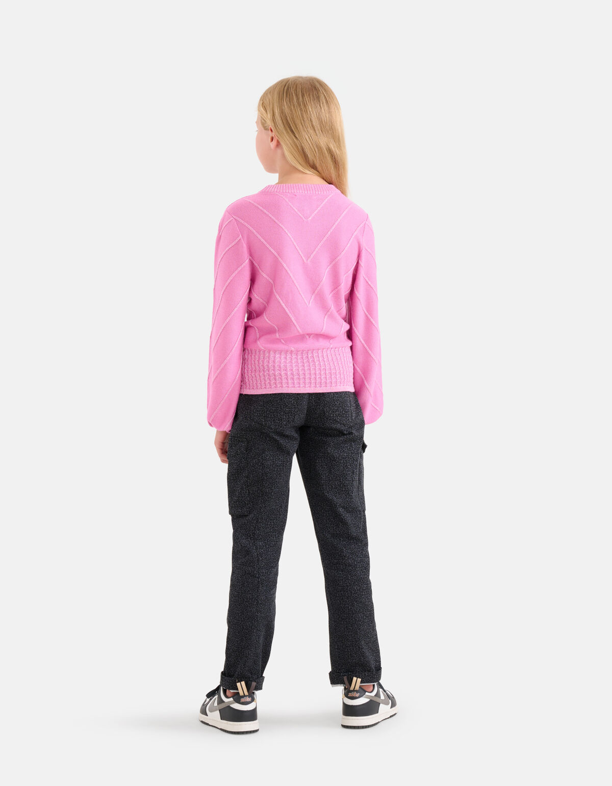 Cargo-Hose mit Leopardenmuster Dunkelgrau SHOEBY GIRLS