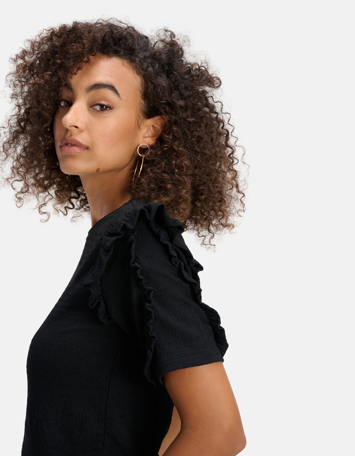 Rüschen Top Crinkle SHOEBY WOMEN