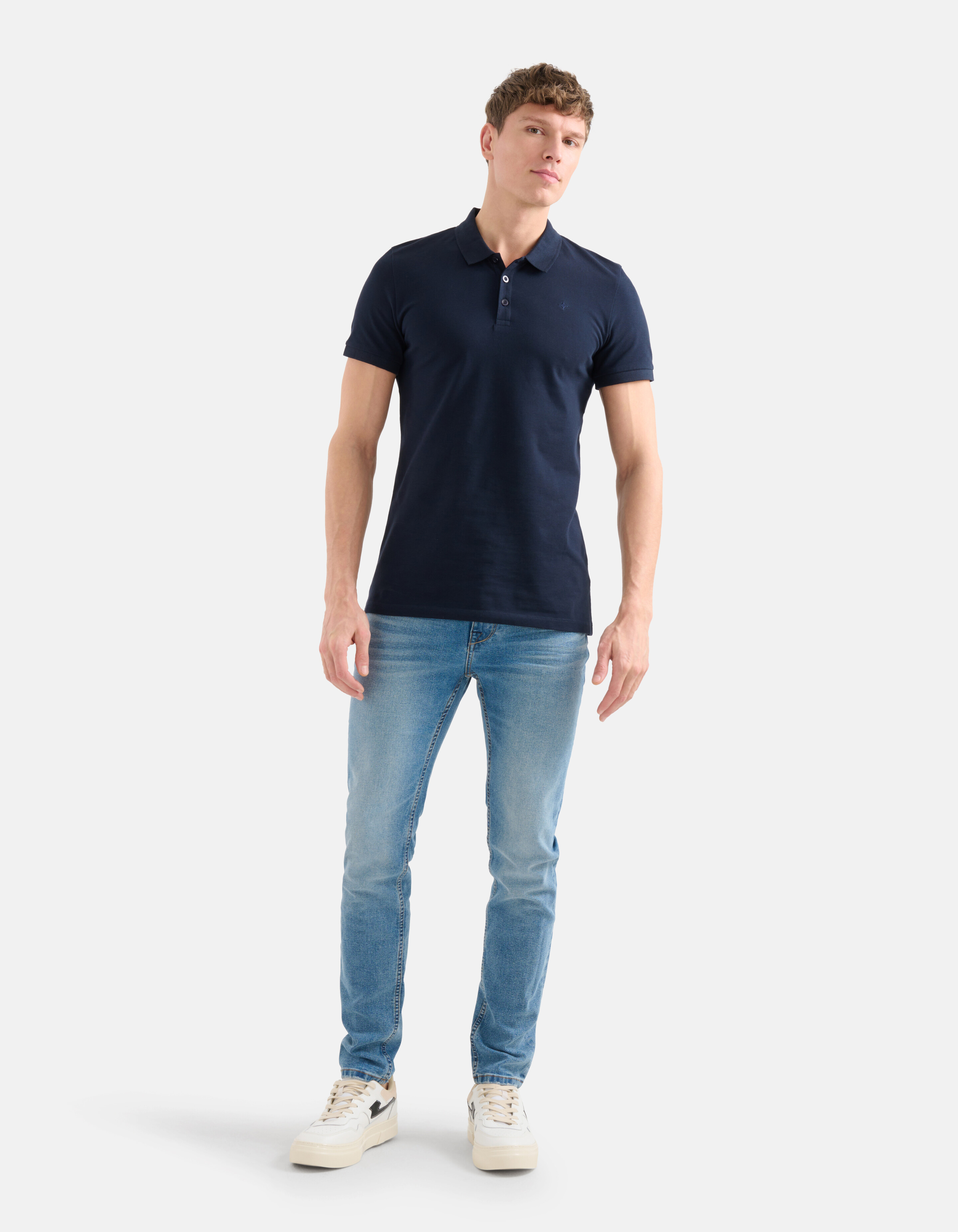 Basic Polo Dunkelblau SHOEBY MEN