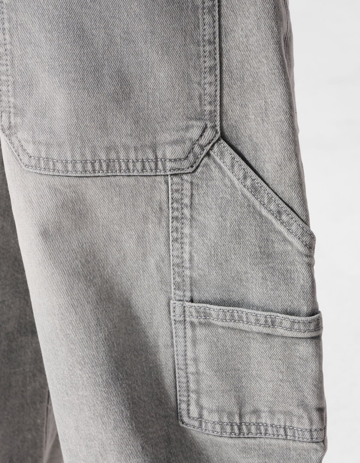 Ultra Baggy Fit Carpenter Jeans Lichtgrijs SHOEBY BOYS