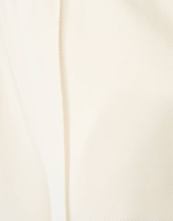 Tape Wide Leg Hose Gebrochenes Wei&szlig; SHOEBY WOMEN