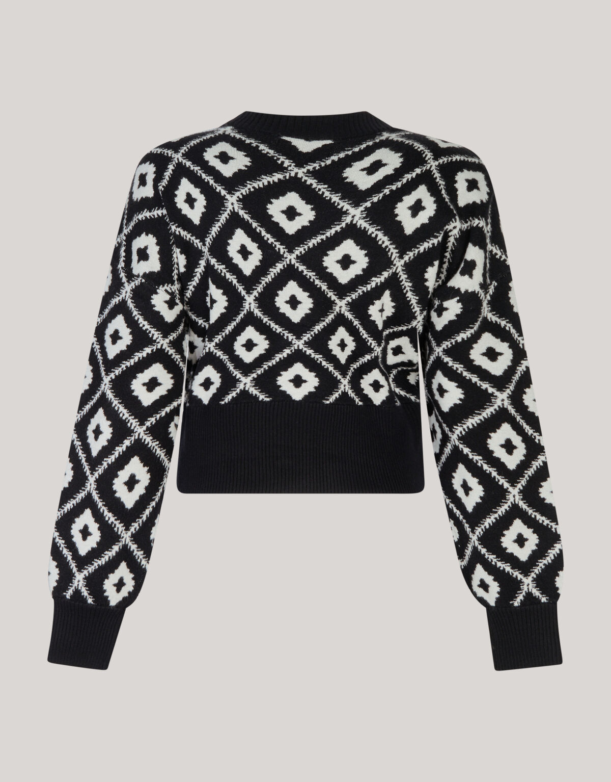 Grafische Strickjacke Schwarz von Mieke SHOEBY WOMEN