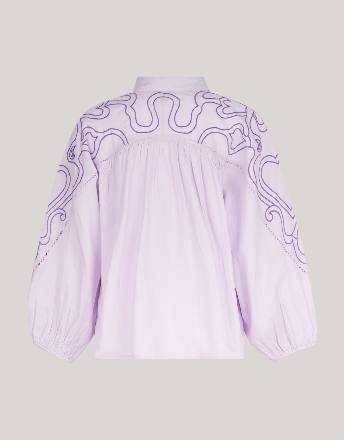 Embroided Blouse Paars SHOEBY WOMEN