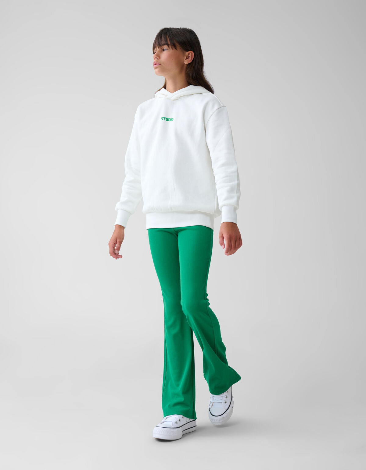 Artwork Hoodie Off White SHOEBY GIRLS