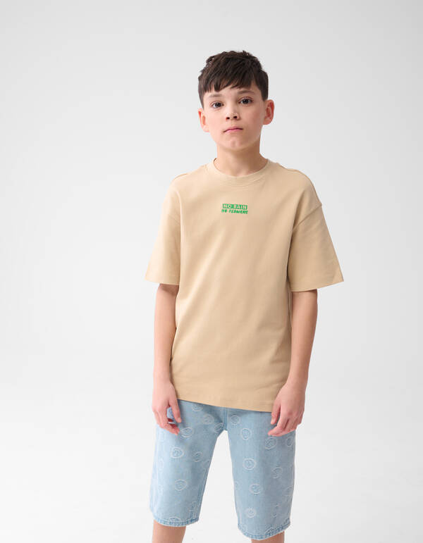 Text-T-Shirt Sand SHOEBY BOYS