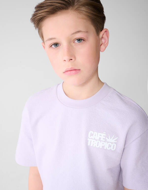 Tropico Artwork T-Shirt Helllila SHOEBY BOYS