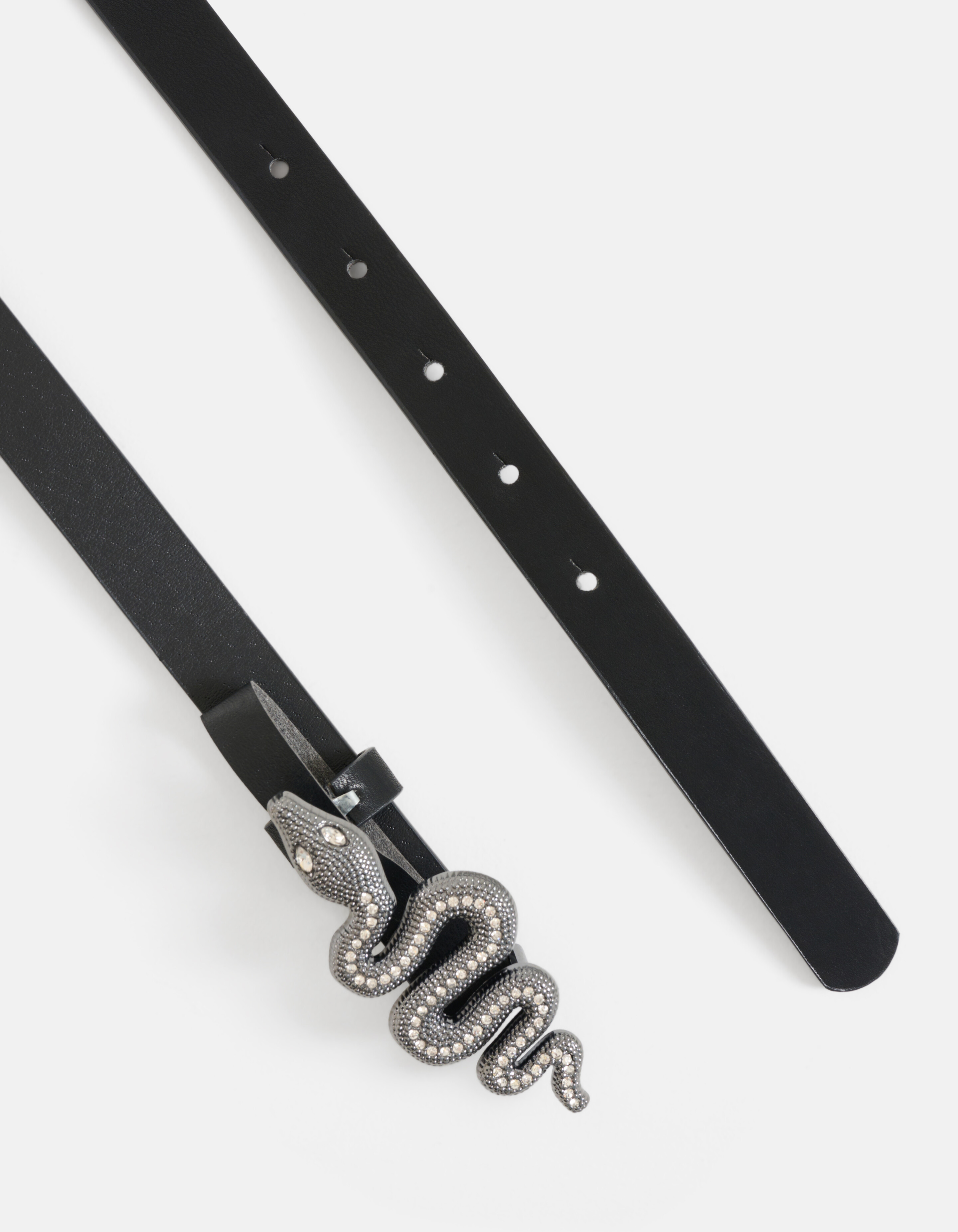 Gürtel mit Schlangenschnalle Schwarz SHOEBY ACCESSOIRES