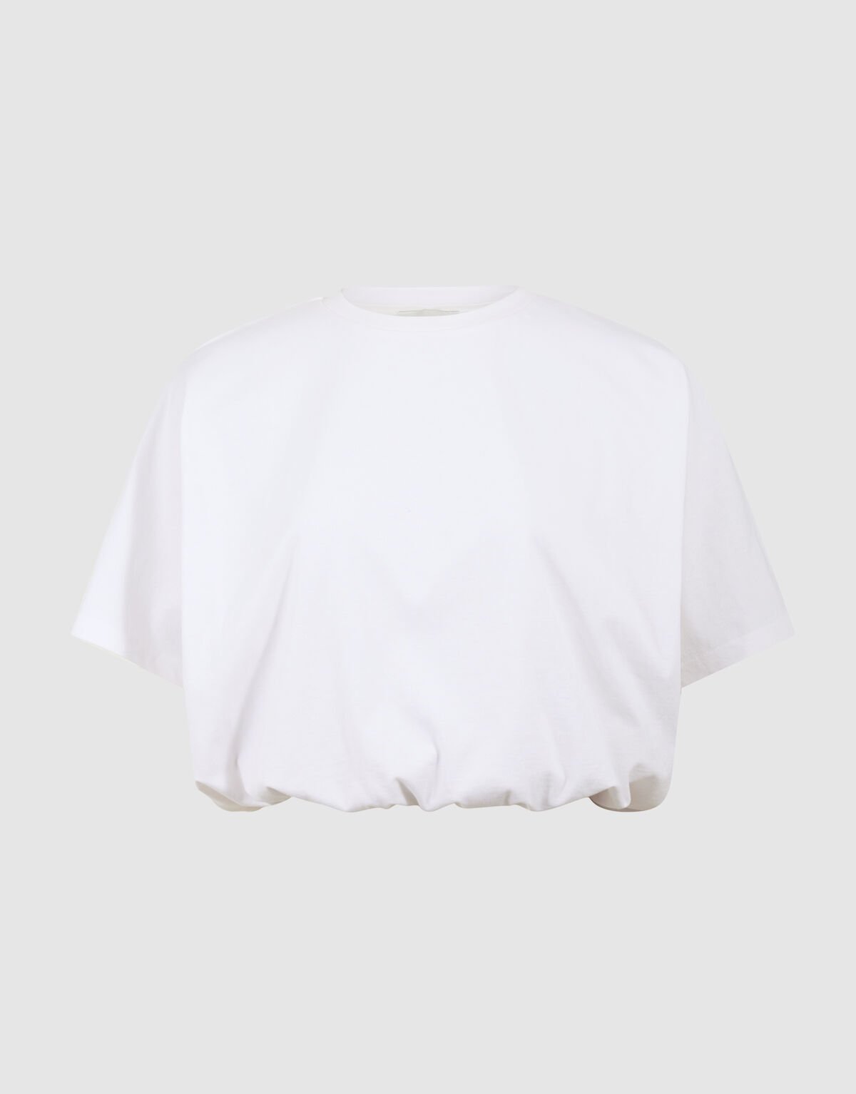 Oversized Balloon T-Shirt Wei&szlig; SHOEBY WOMEN