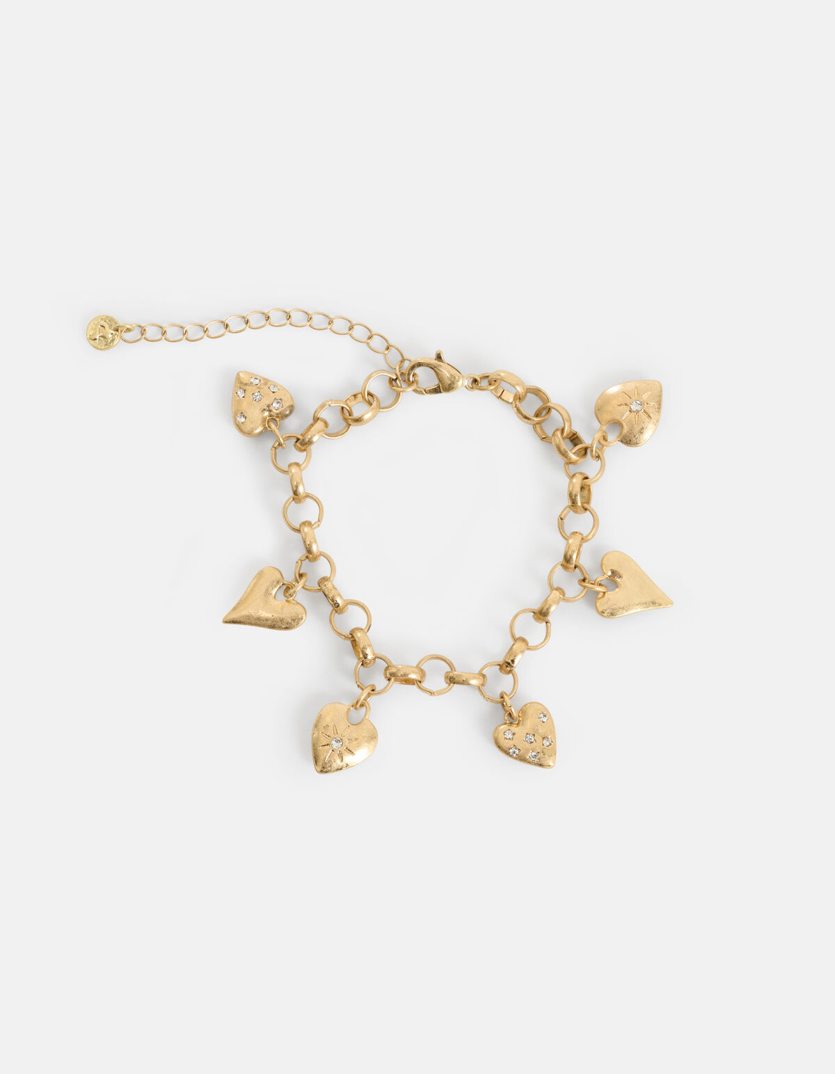 Multiherz-Armband Gold SHOEBY ACCESSOIRES