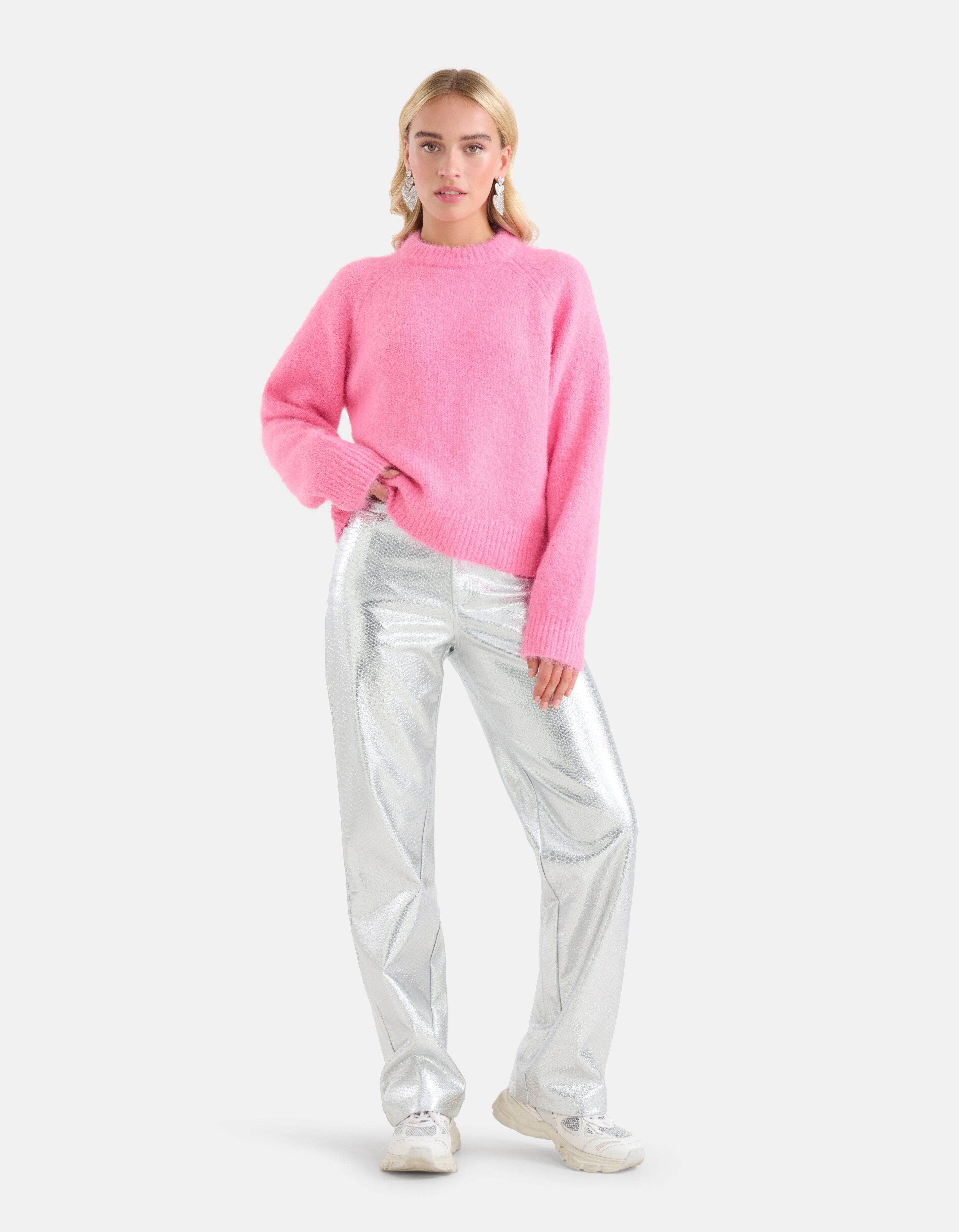 Gestrickter Pullover Rosa von Monica SHOEBY WOMEN