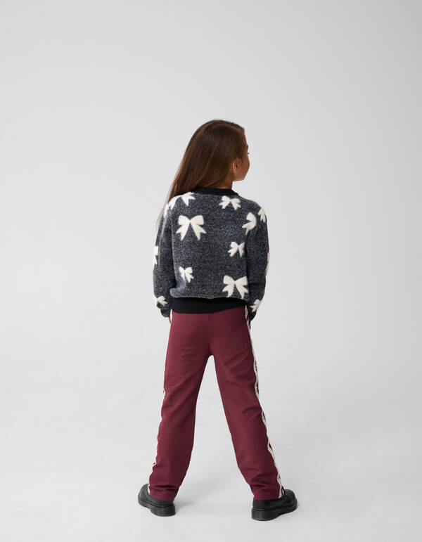 Schleife Pullover Schwarz SHOEBY GIRLS