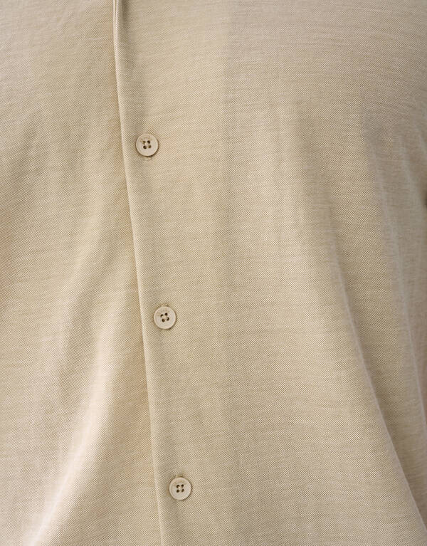 Piqué-Hemd Sand SHOEBY MEN