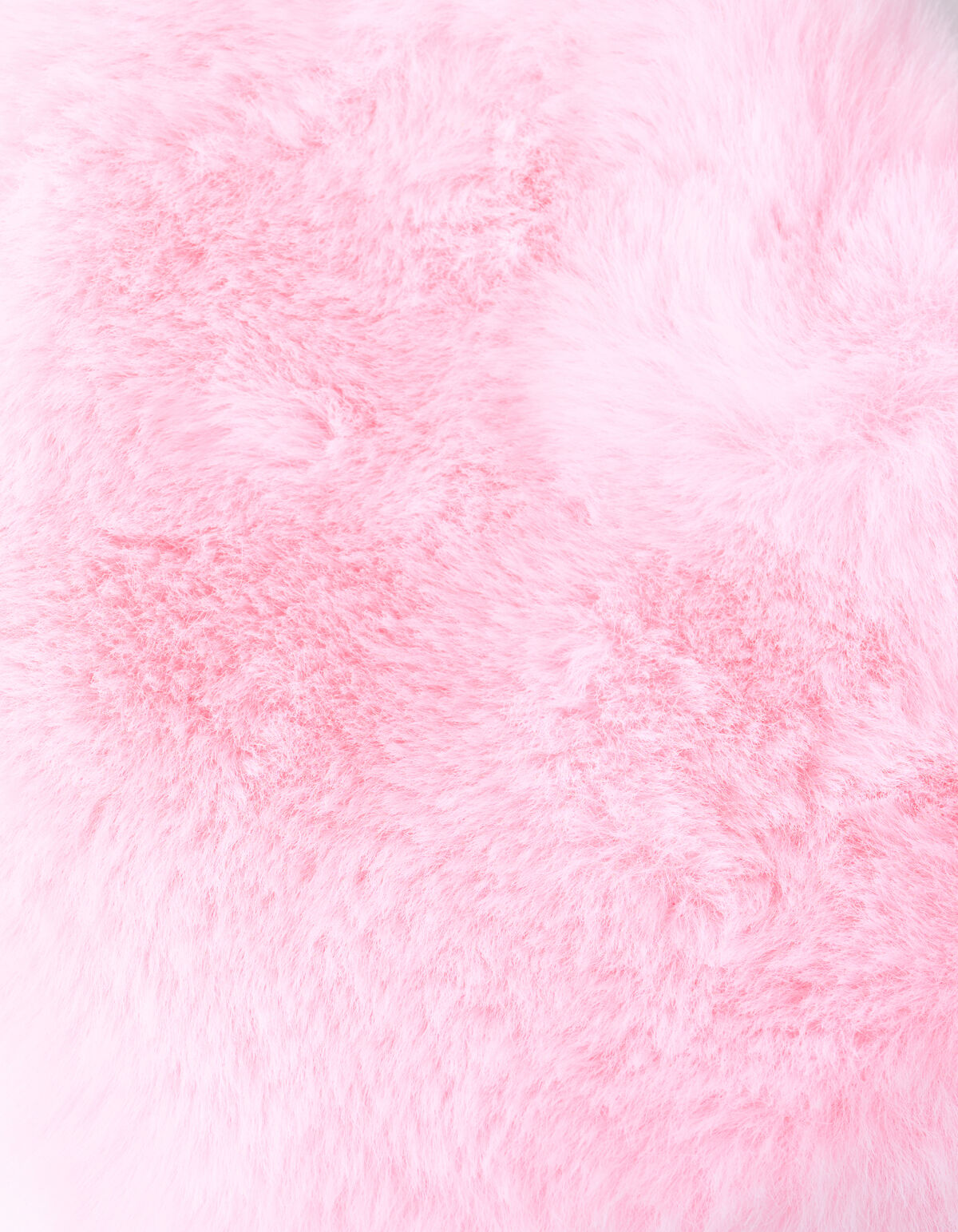Fluffy Fur Heart Tasche Hellrosa SHOEBY ACCESSOIRES