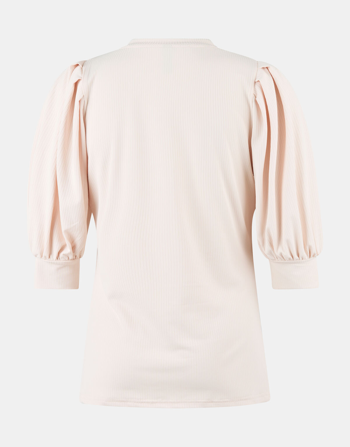 Rib Jersey V Ausschnitt T-Shirt EKSEPT