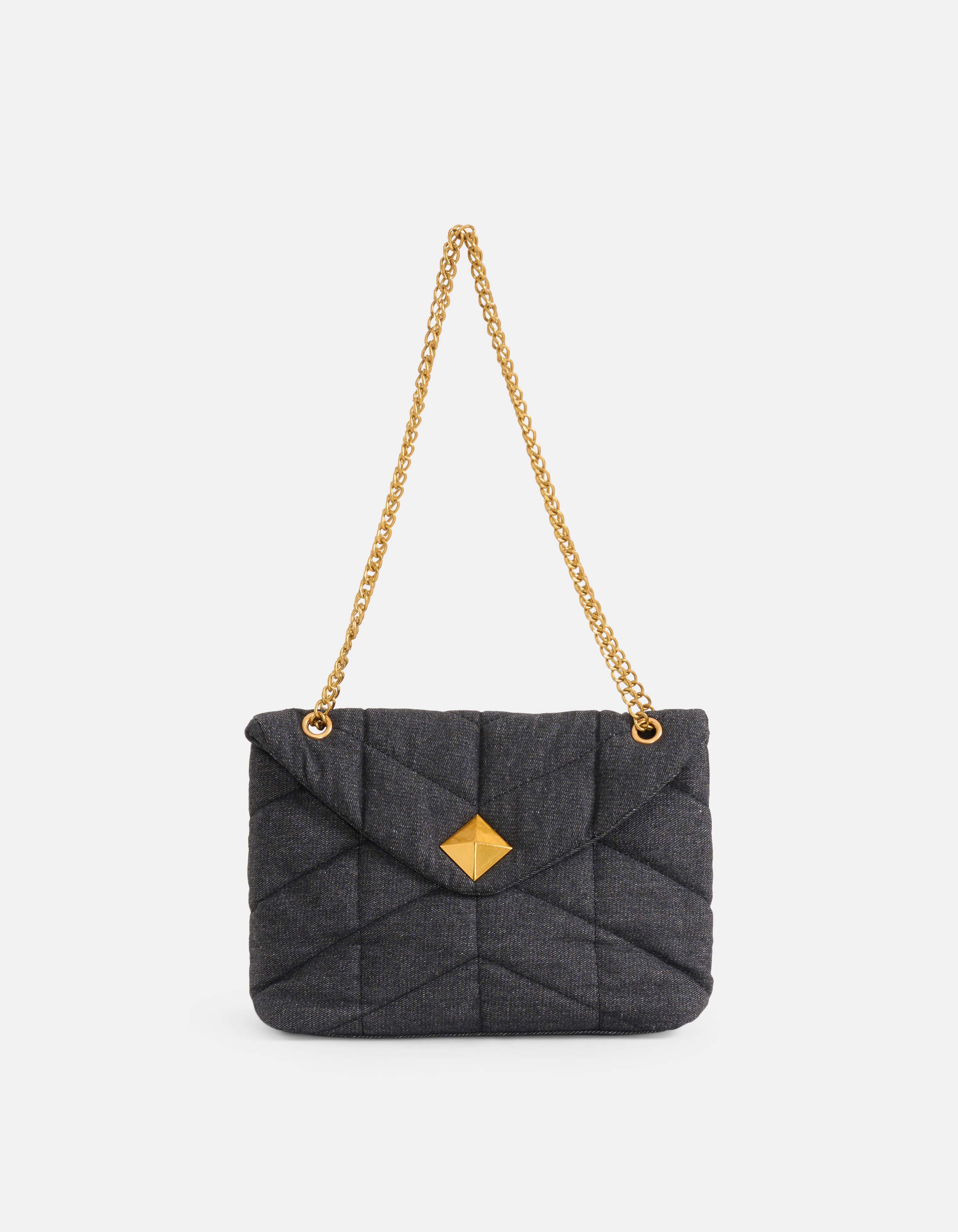 Denim-Tasche Dunkelgrau SHOEBY ACCESSOIRES