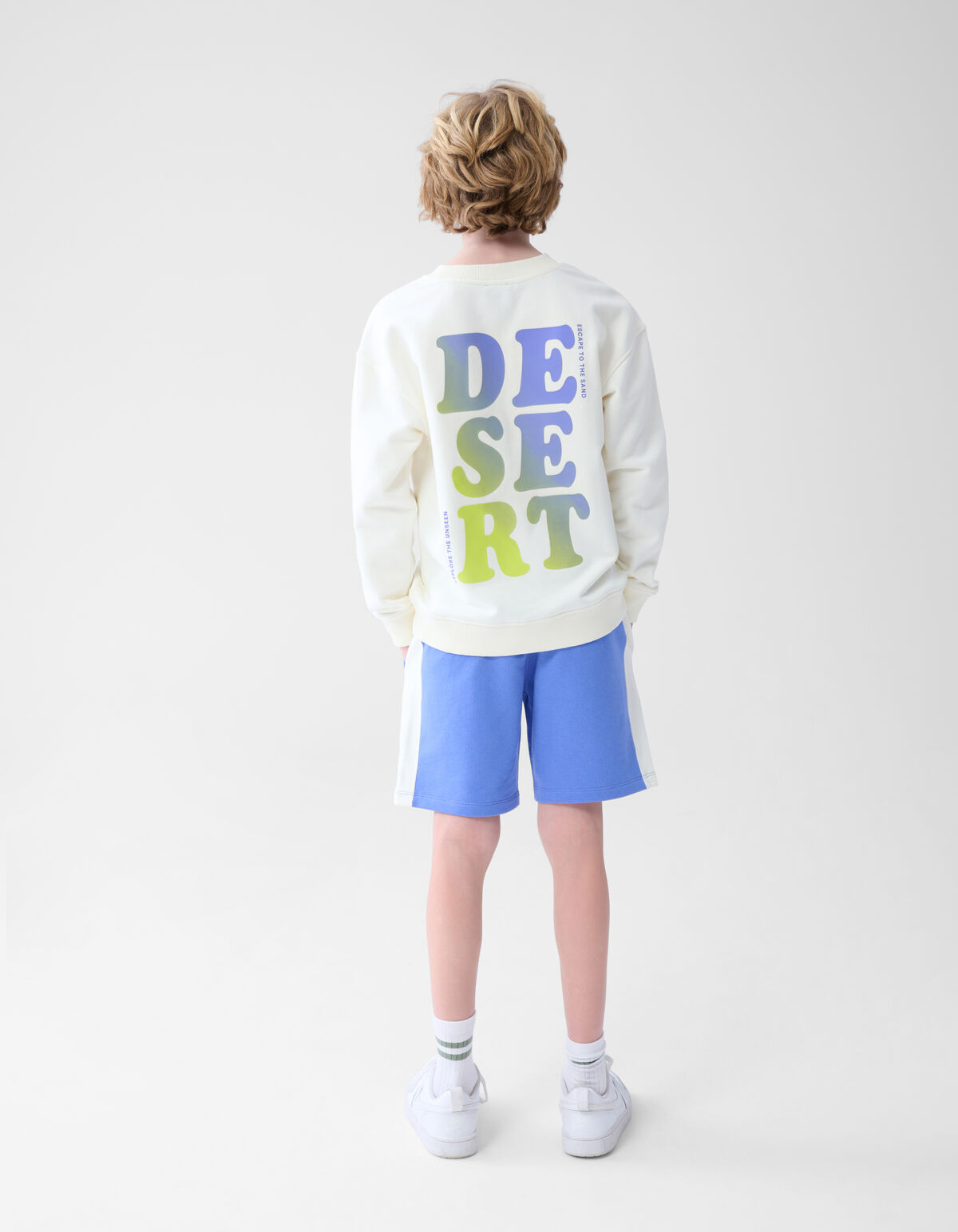 Textdruck Pullover Off White SHOEBY BOYS