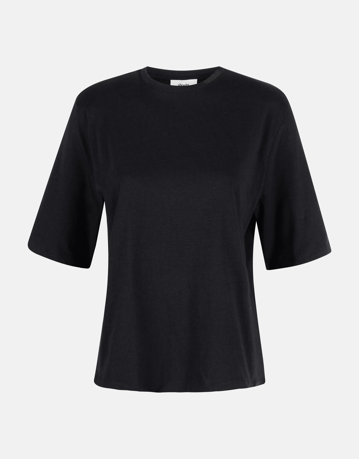 Schulterpolster-T-Shirt Schwarz SHOEBY WOMEN