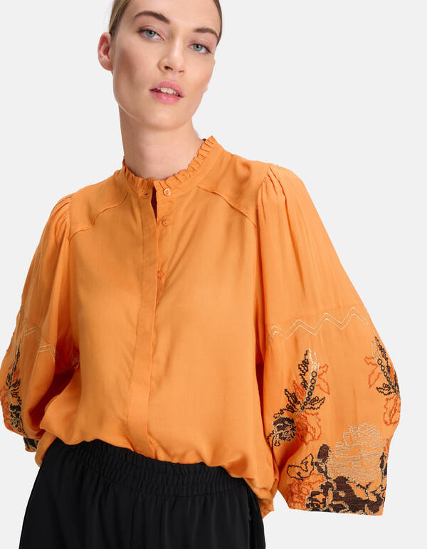 Bestickte Bluse Orange von Mieke SHOEBY WOMEN
