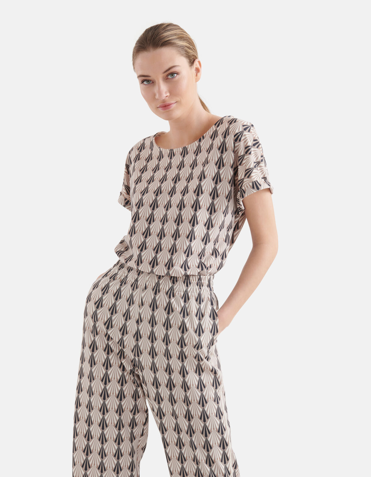 Bedrucktes Reise-T-Shirt von Mieke SHOEBY WOMEN