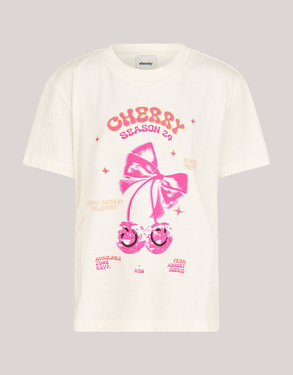 Artwork T-shirt Wit SHOEBY GIRLS