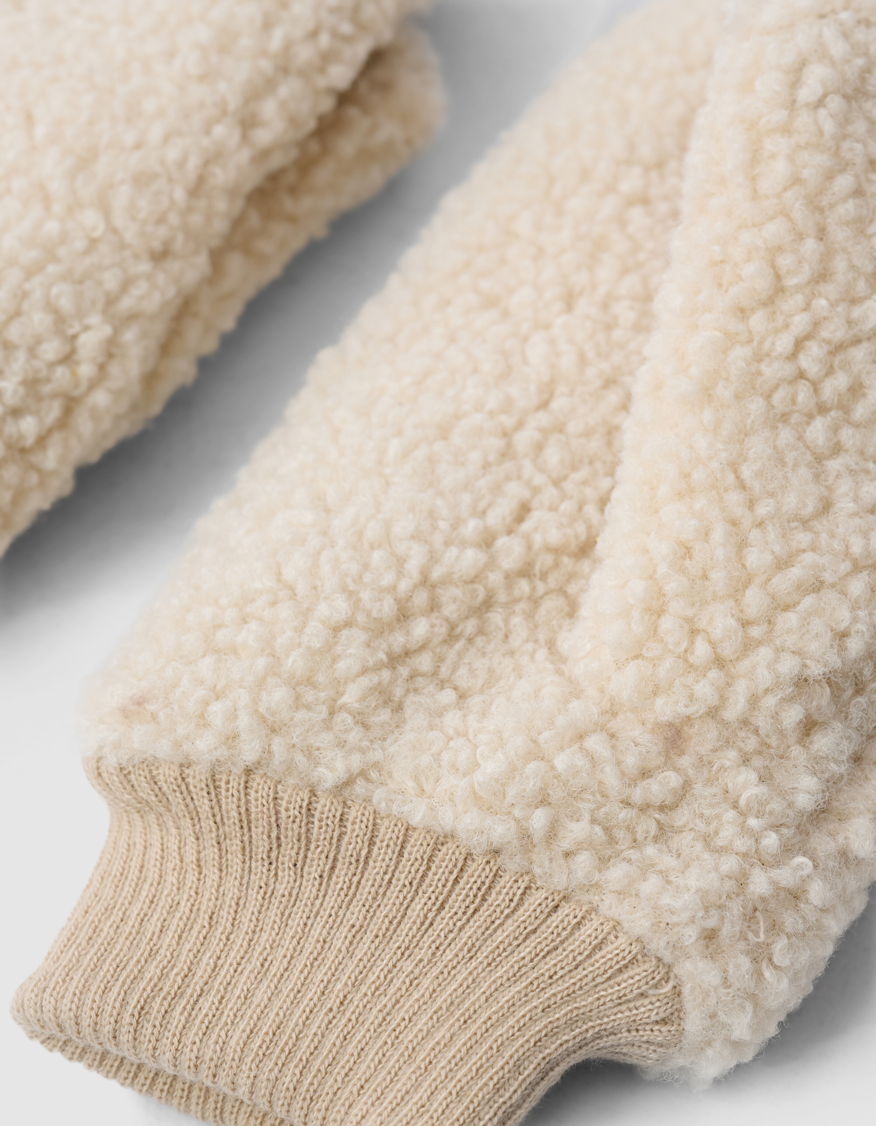 Teddy-F&auml;ustlinge Beige SHOEBY ACCESSOIRES