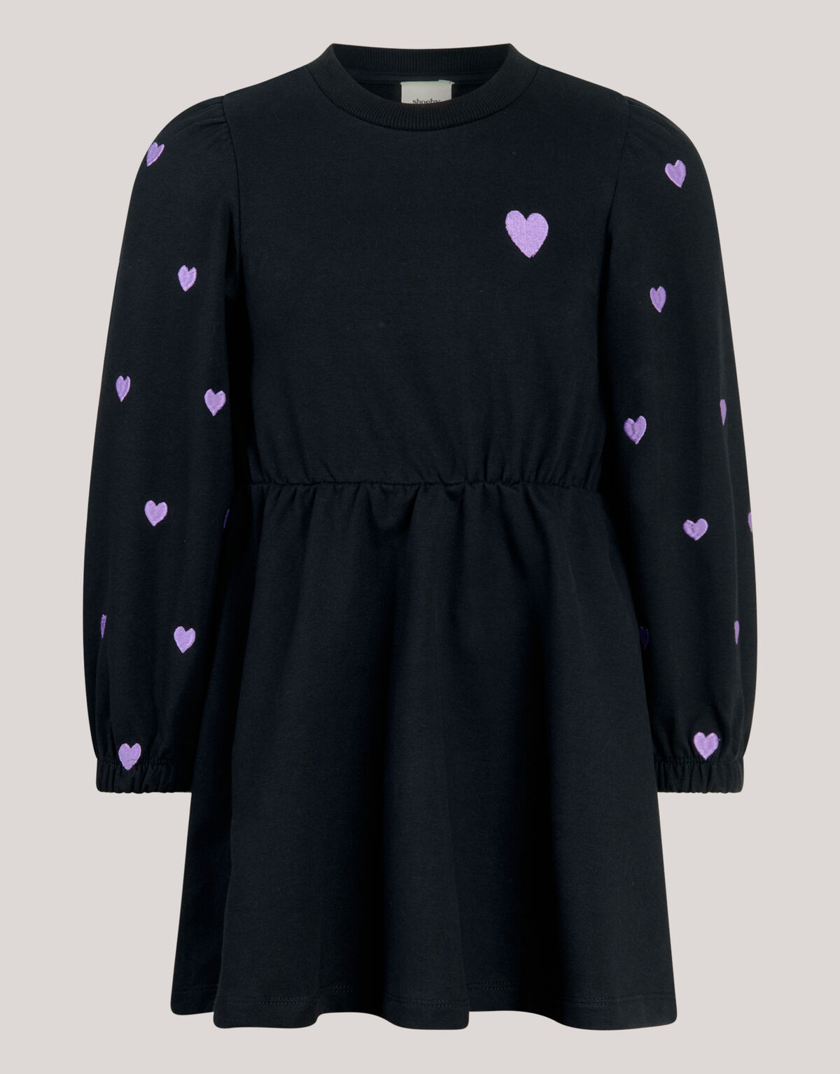 Sweat Puff Dress Schwarz SHOEBY GIRLS