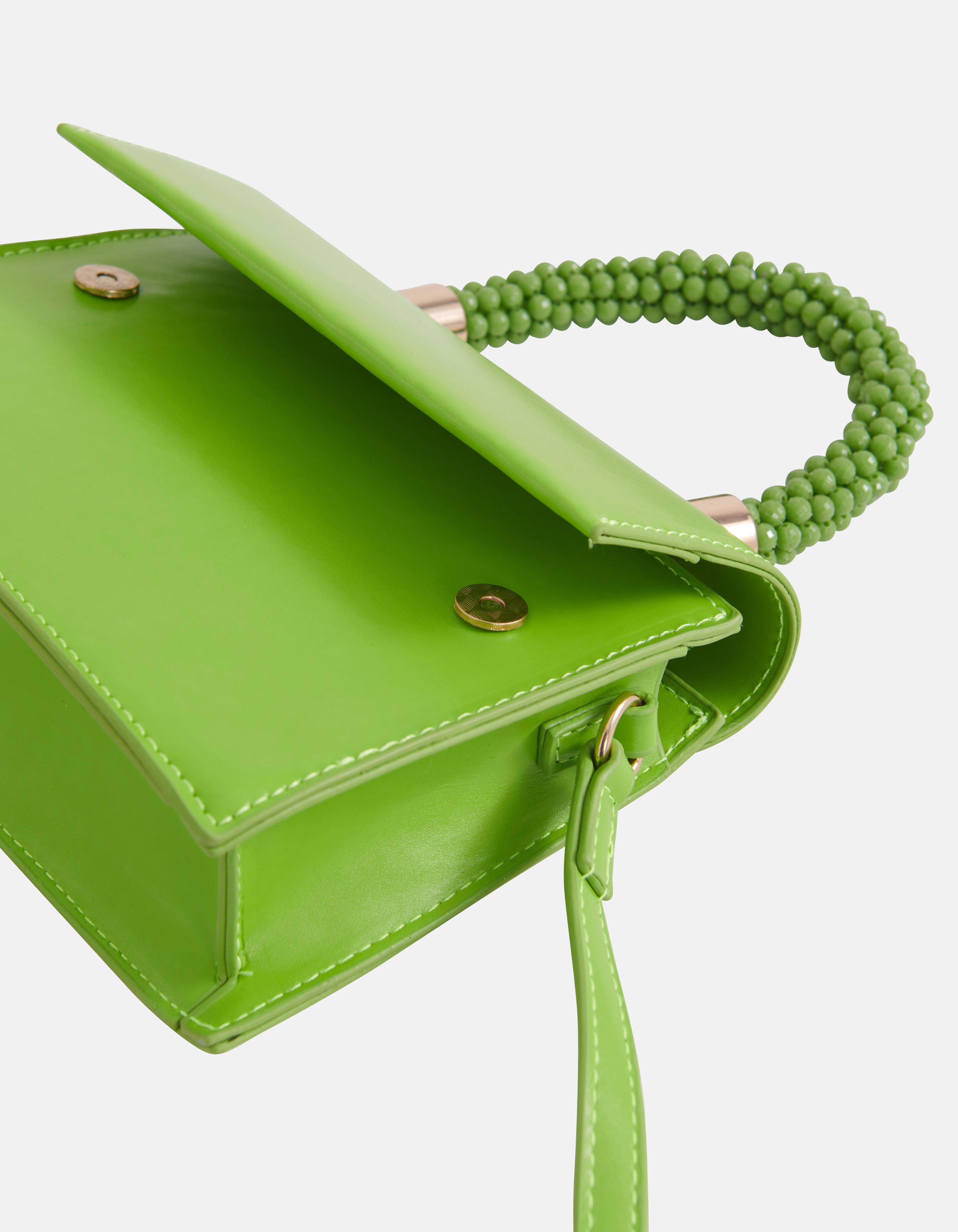 Mini Tasche mit Perlen Grün SHOEBY ACCESSOIRES
