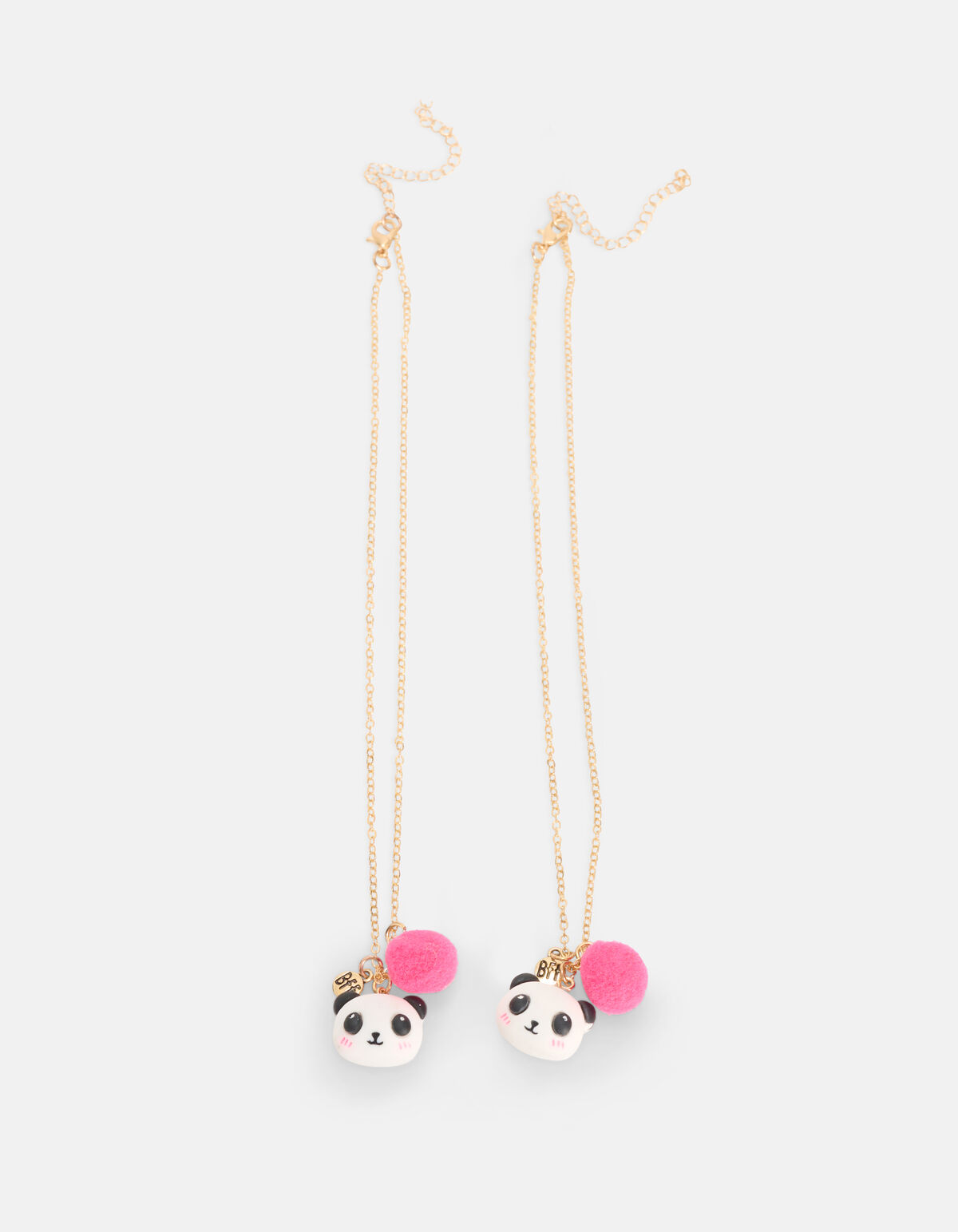 BFF Panda Halsketten-Set Schwarz/Weiß SHOEBY ACCESSOIRES