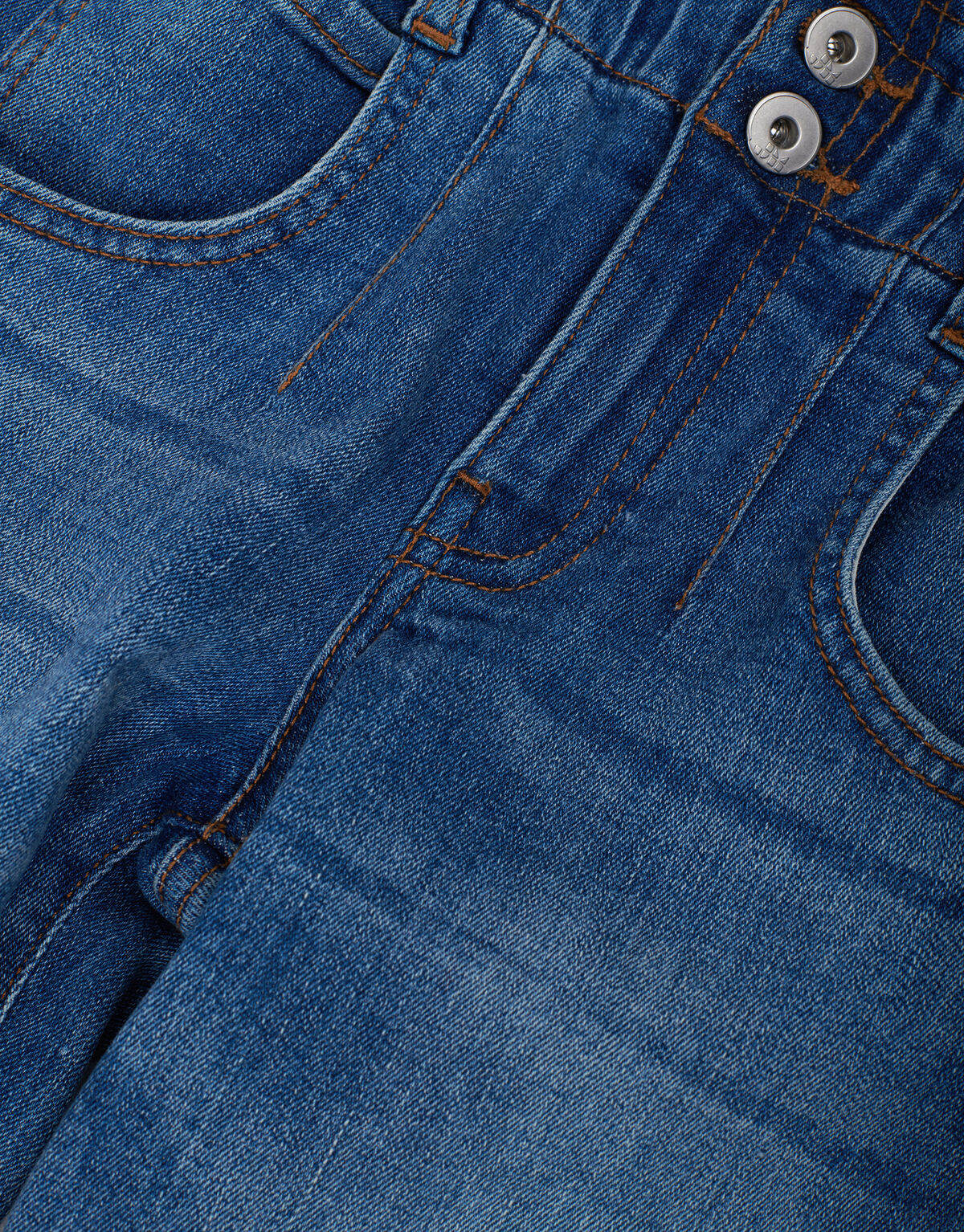 Paperbag Jeans Blau JILL&MITCH