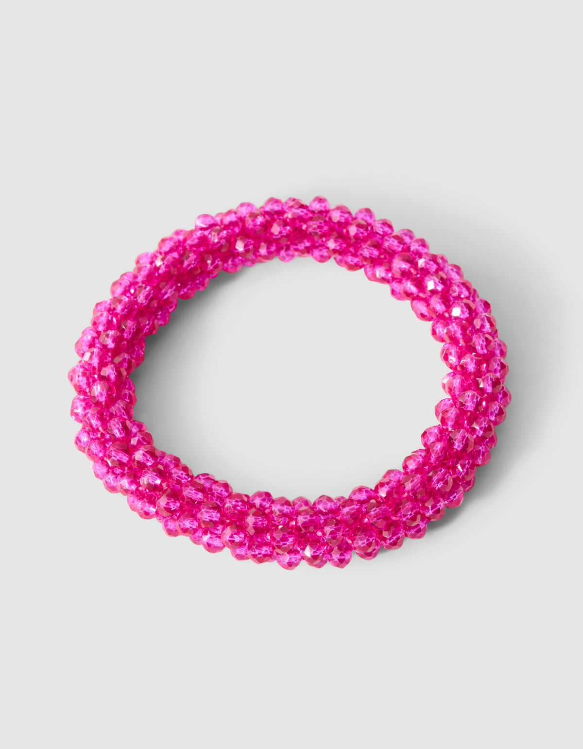 Oval Perlen Haargummi Rosa SHOEBY ACCESSOIRES