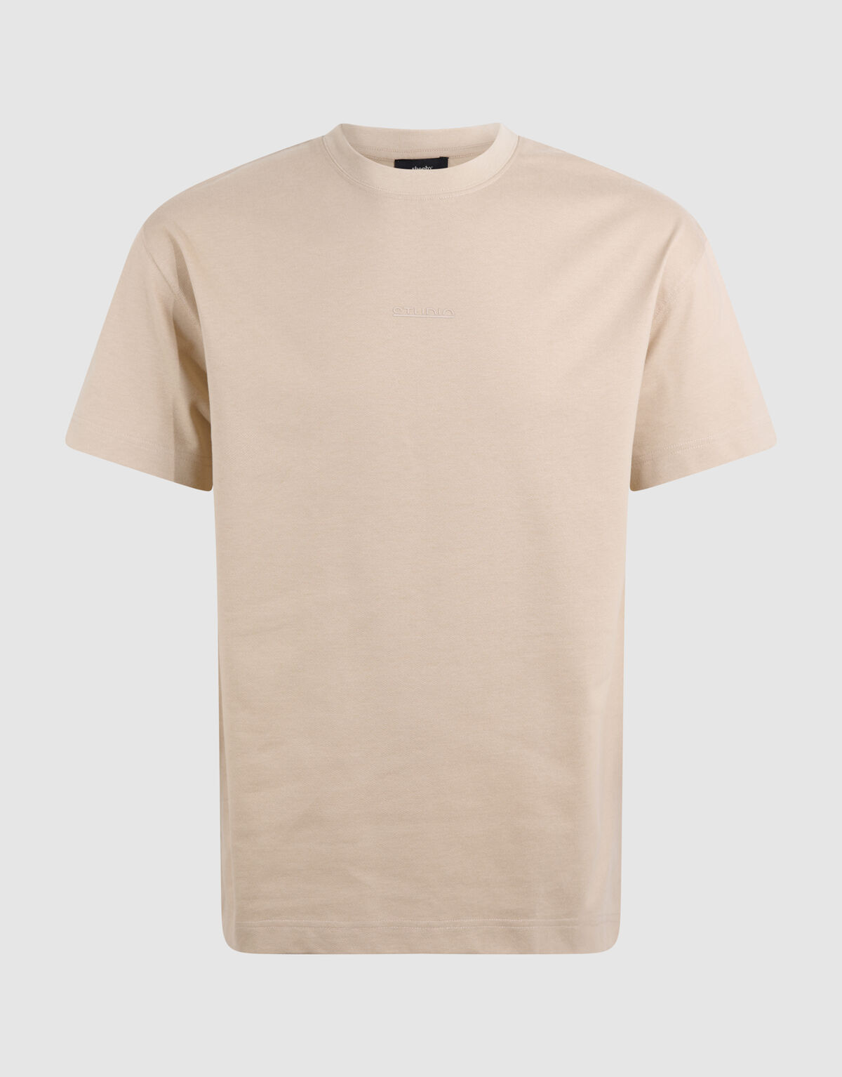 Studio Text Kunstwerk T-shirt Sand SHOEBY MEN