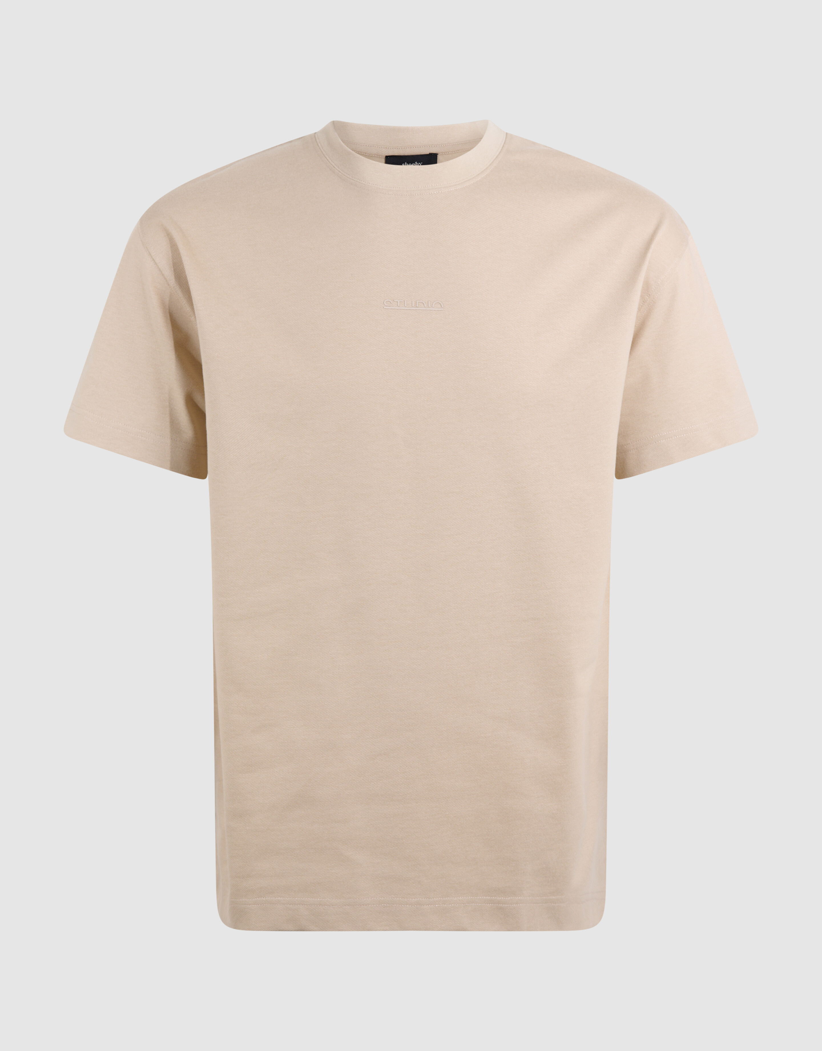 Glitzerndes Logo-T-Shirt Sand SHOEBY MEN