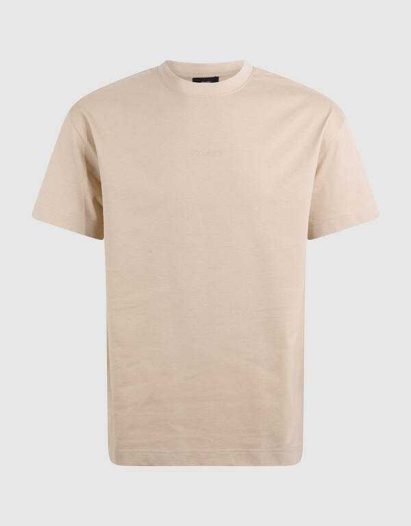 Studio Text Kunstwerk T-shirt Sand SHOEBY MEN