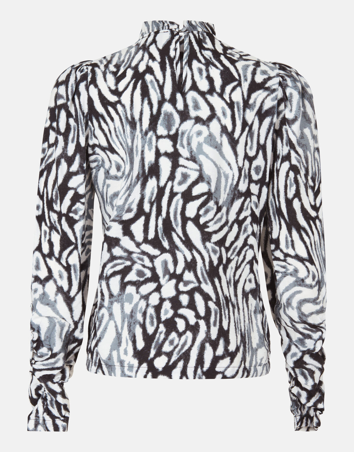 Top mit Puffärmeln und Druck SHOEBY WOMEN