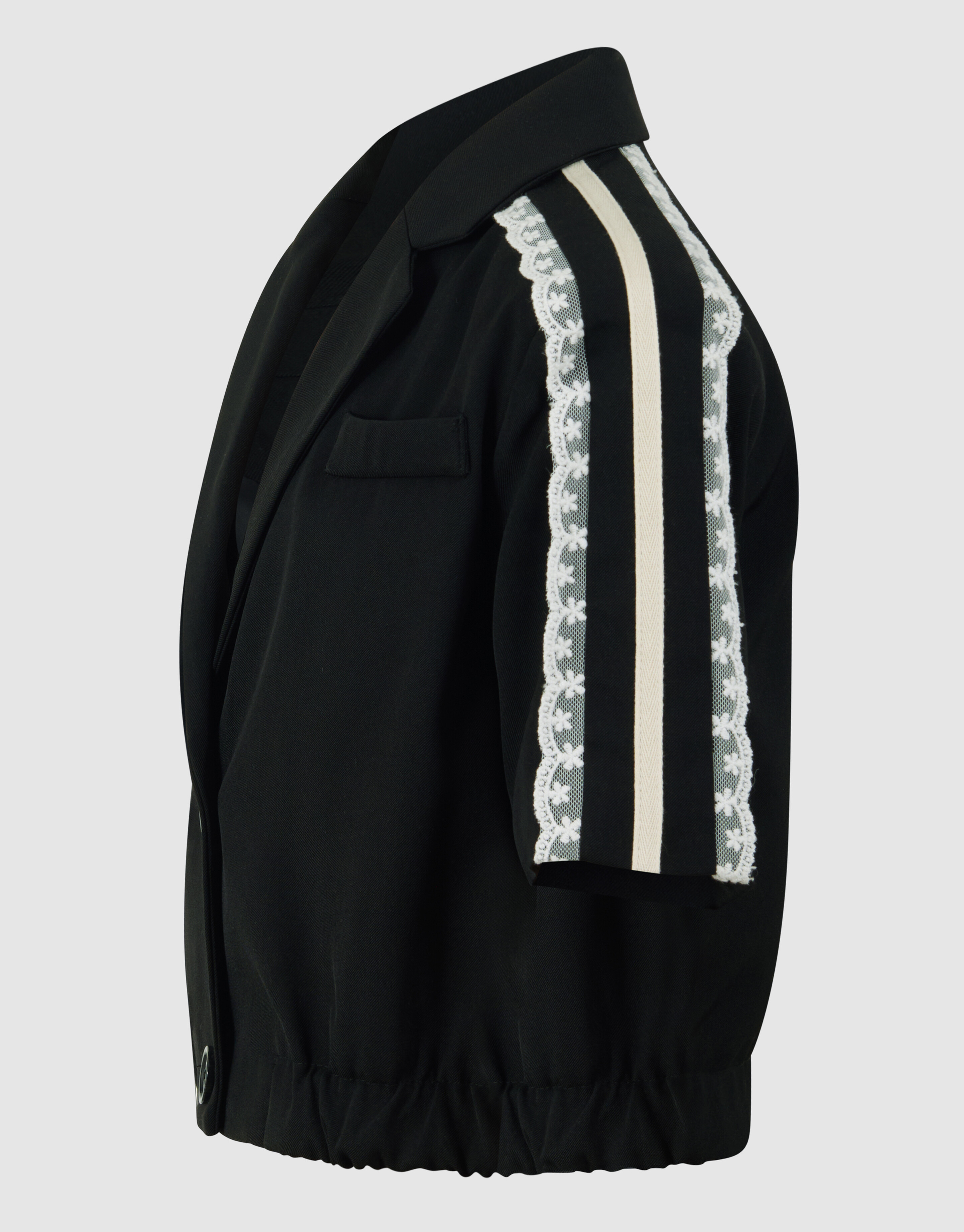 Gek&uuml;rzter Kantenblazer Schwarz SHOEBY GIRLS