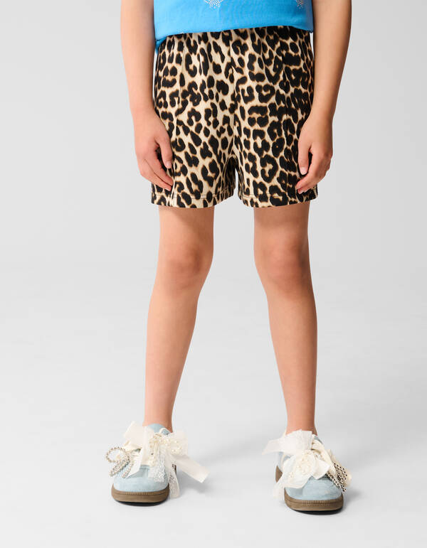 Leopardenshorts Braun SHOEBY GIRLS