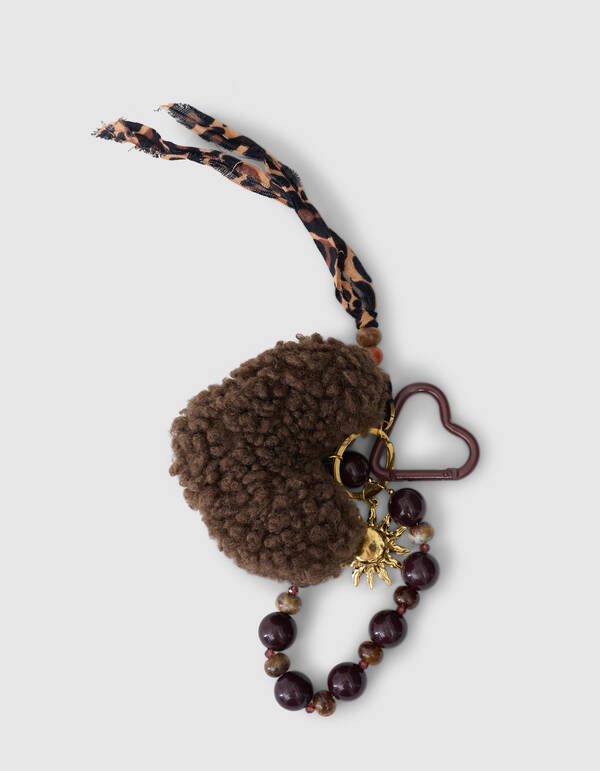 Teddy Herz Taschenanhänger Braun SHOEBY ACCESSOIRES