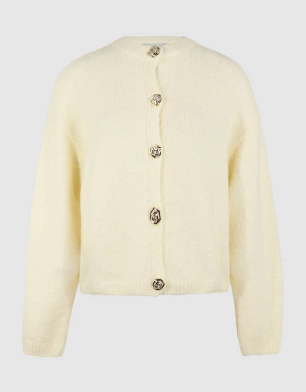 Fancy Button Weste Hellgelb SHOEBY WOMEN