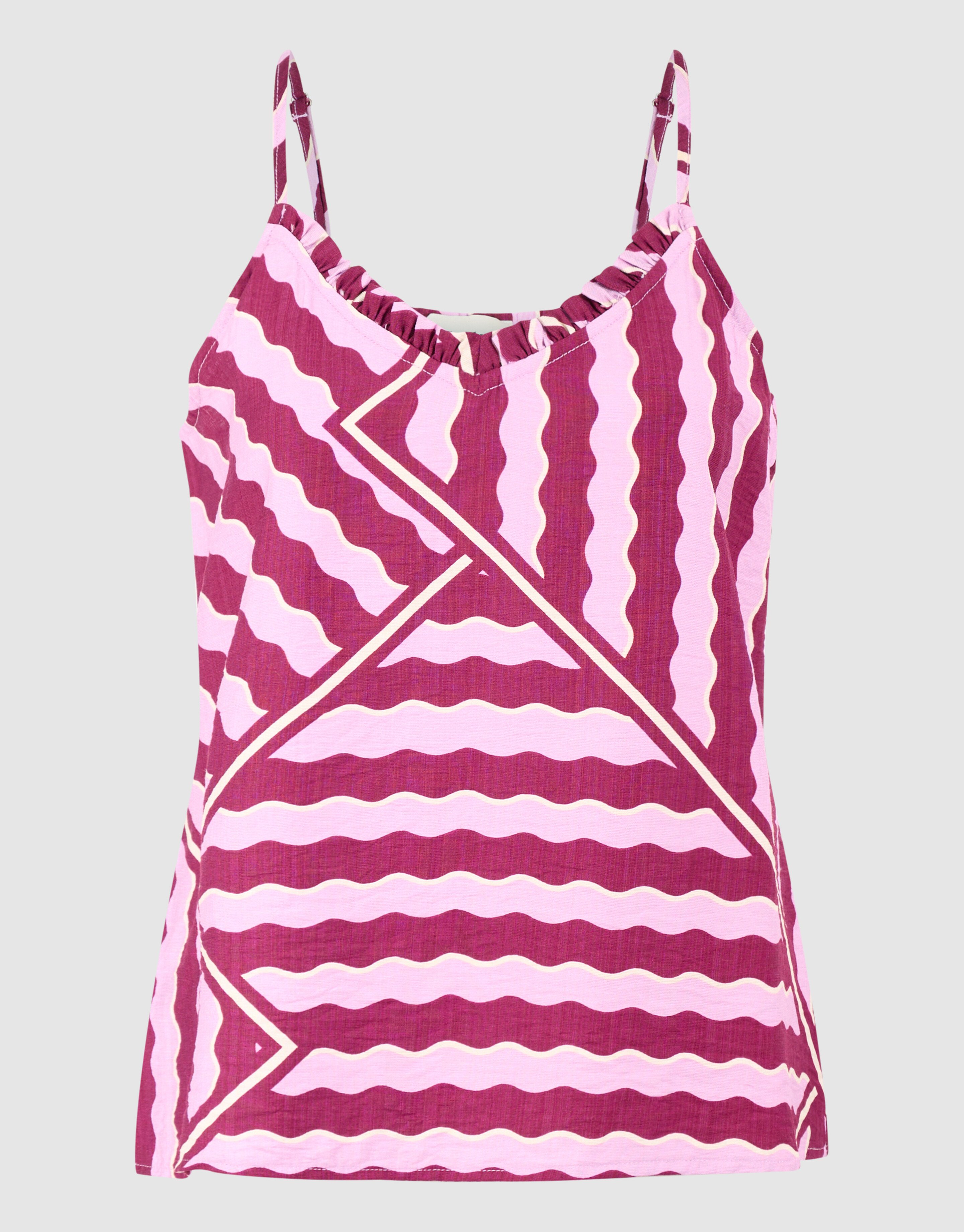 Singlet mit Wellenmuster Rosa/Lila SHOEBY WOMEN