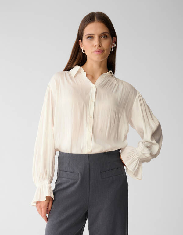 Raffbluse Off White von Mieke SHOEBY WOMEN