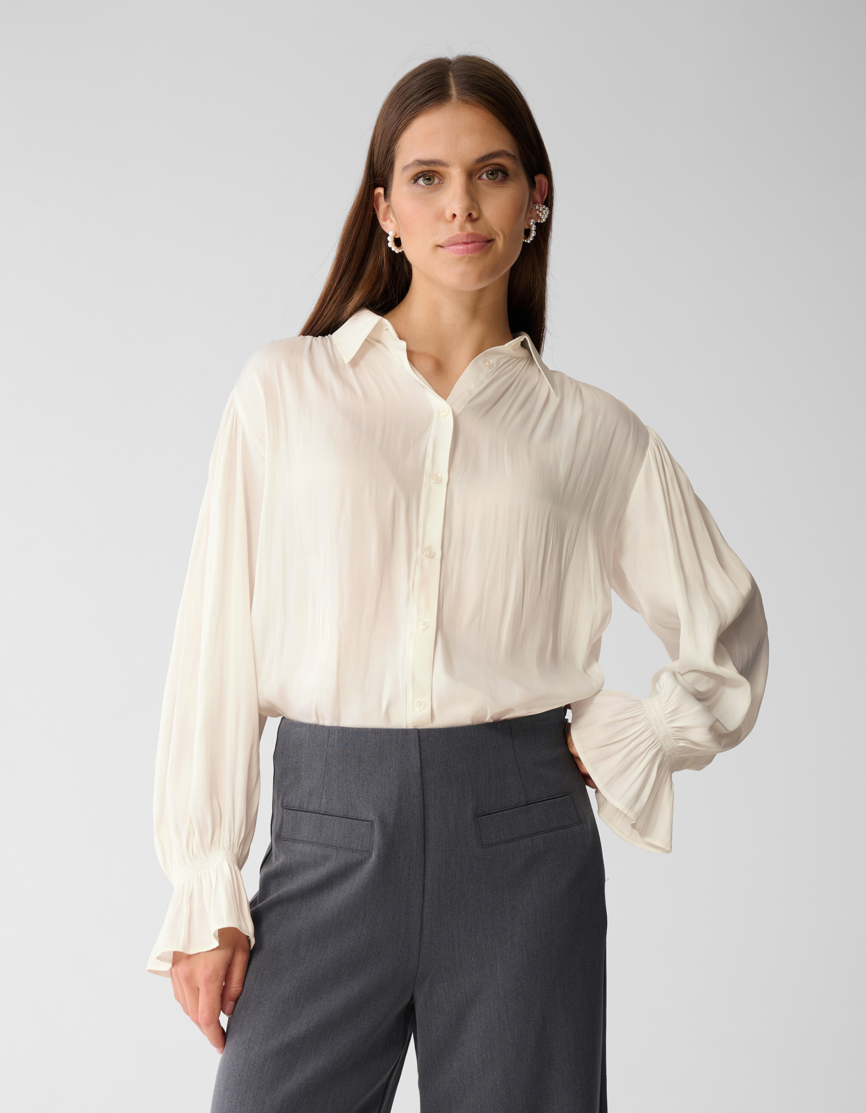 Raffbluse Off White von Mieke SHOEBY WOMEN