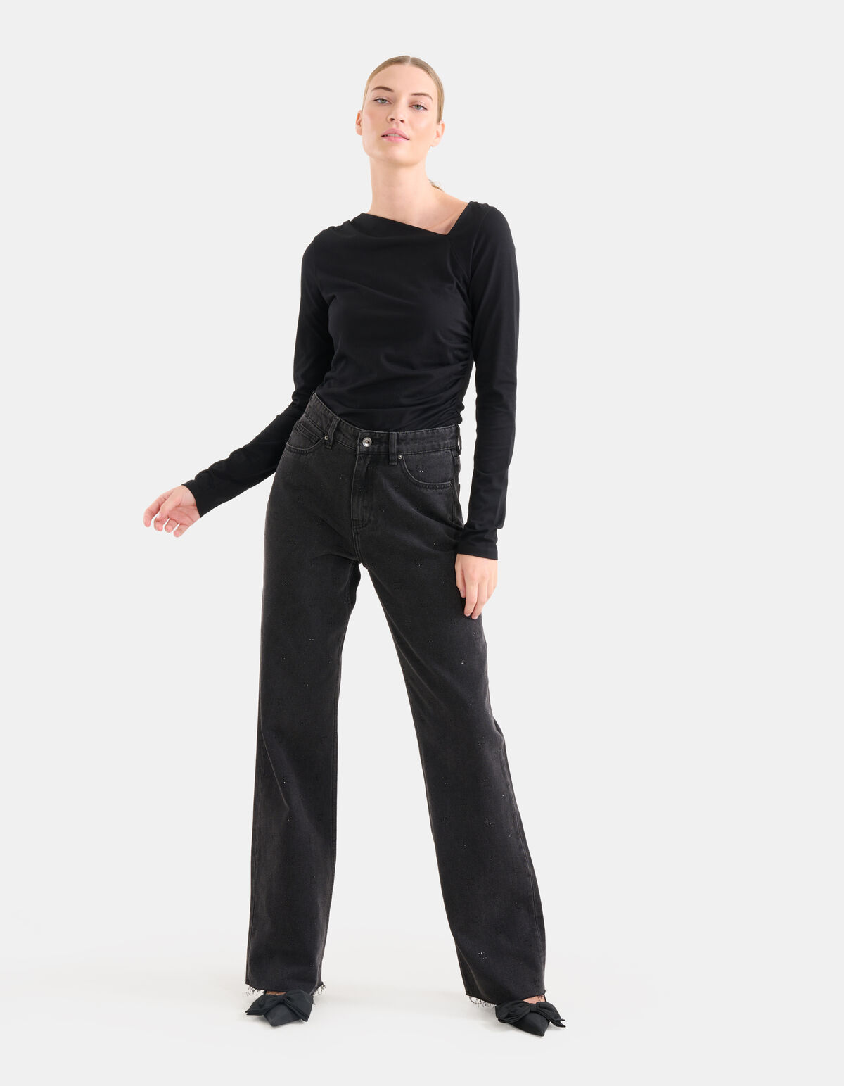 Asymmetrisches Top Schwarz SHOEBY WOMEN