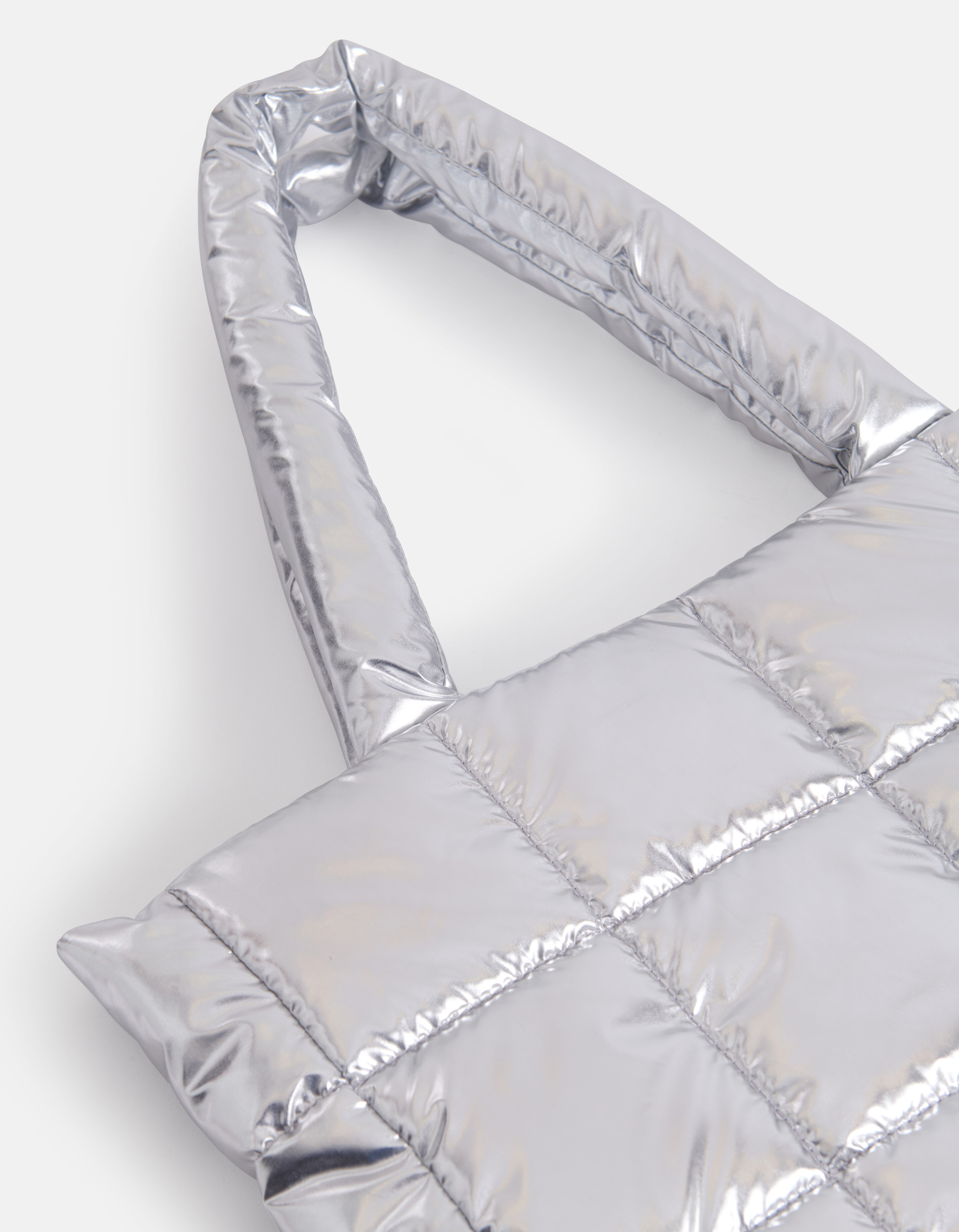 Metallischer Shopper Silber SHOEBY ACCESSOIRES