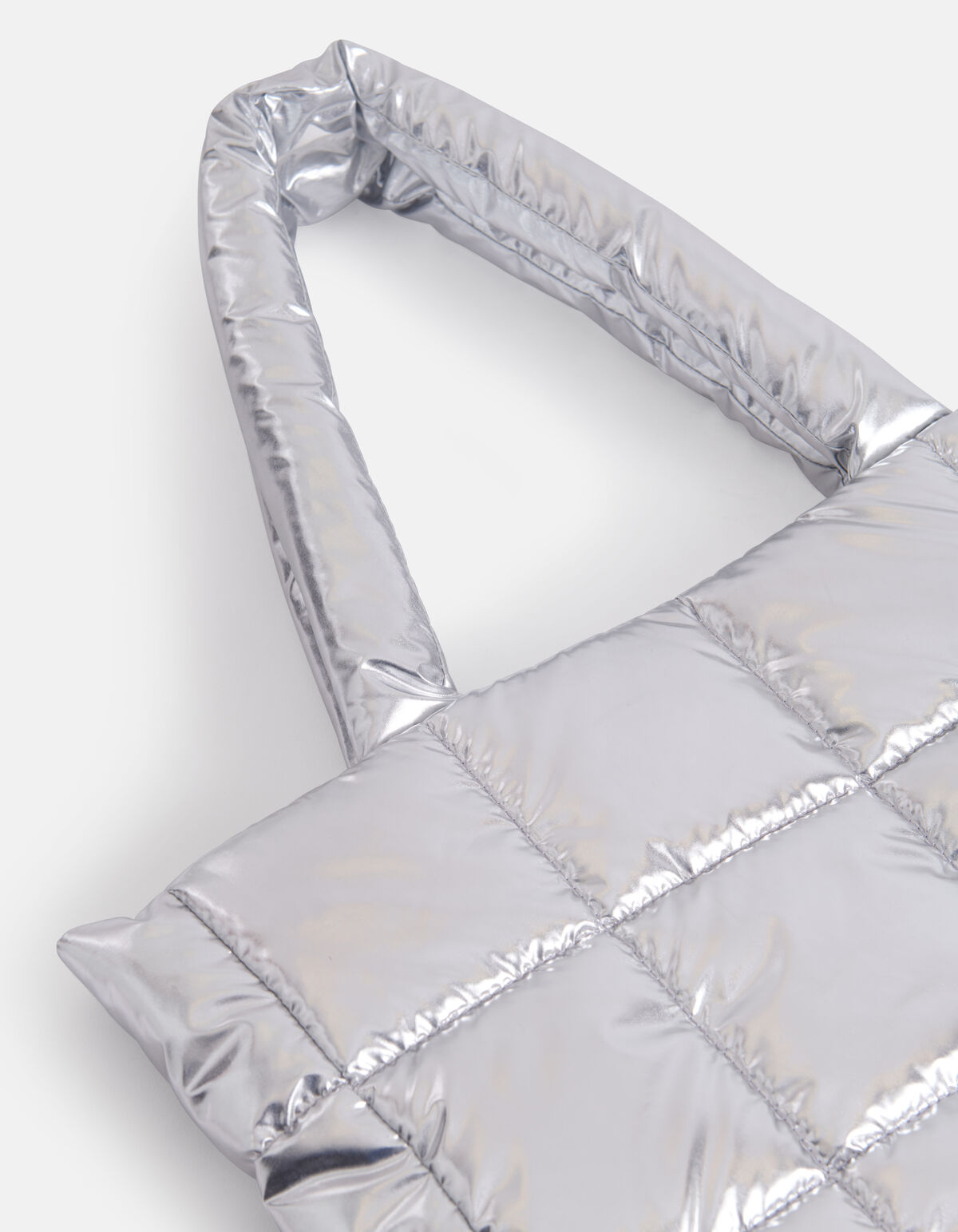 Metallischer Shopper Silber SHOEBY ACCESSOIRES