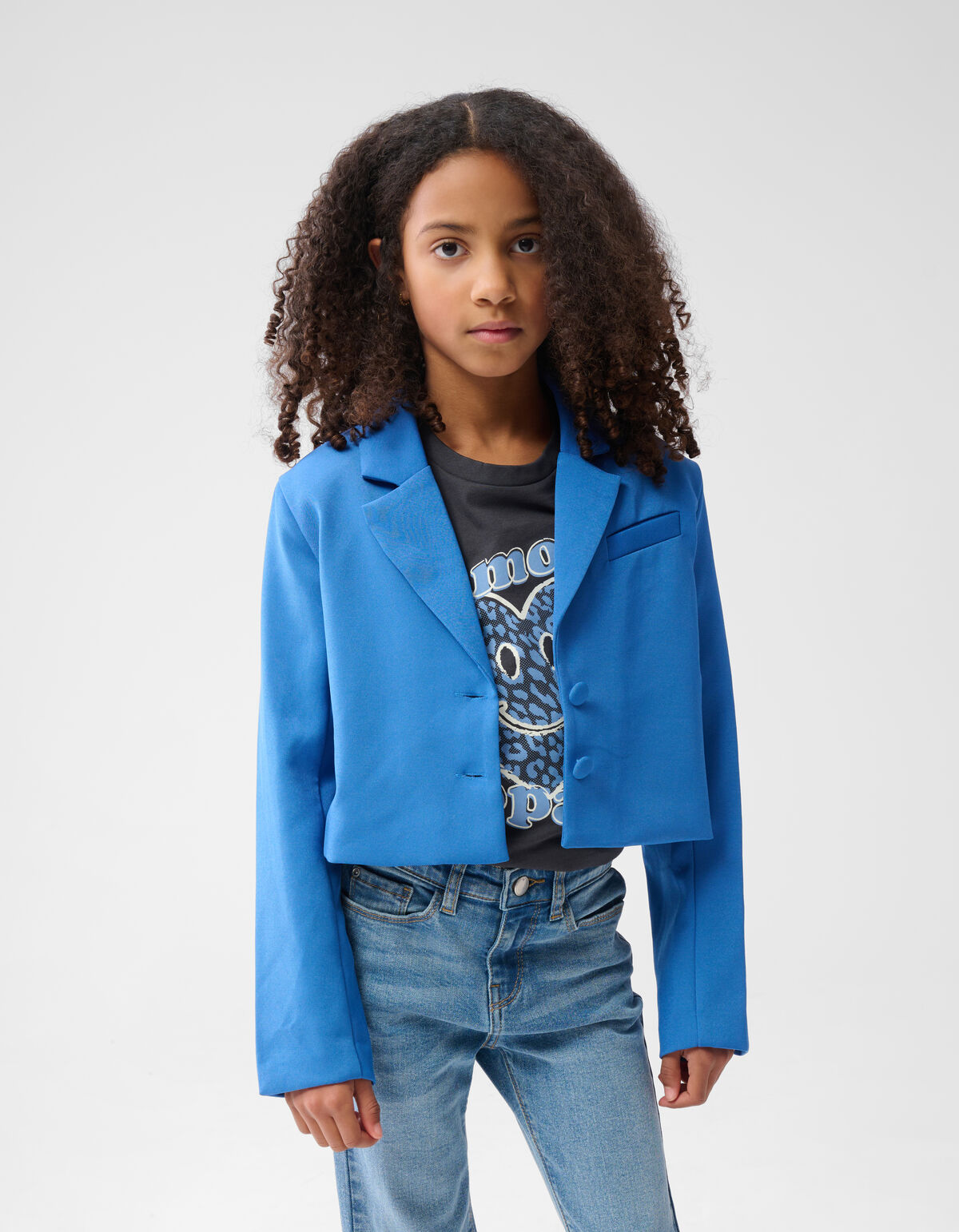 Kurzer Blazer Blau SHOEBY GIRLS