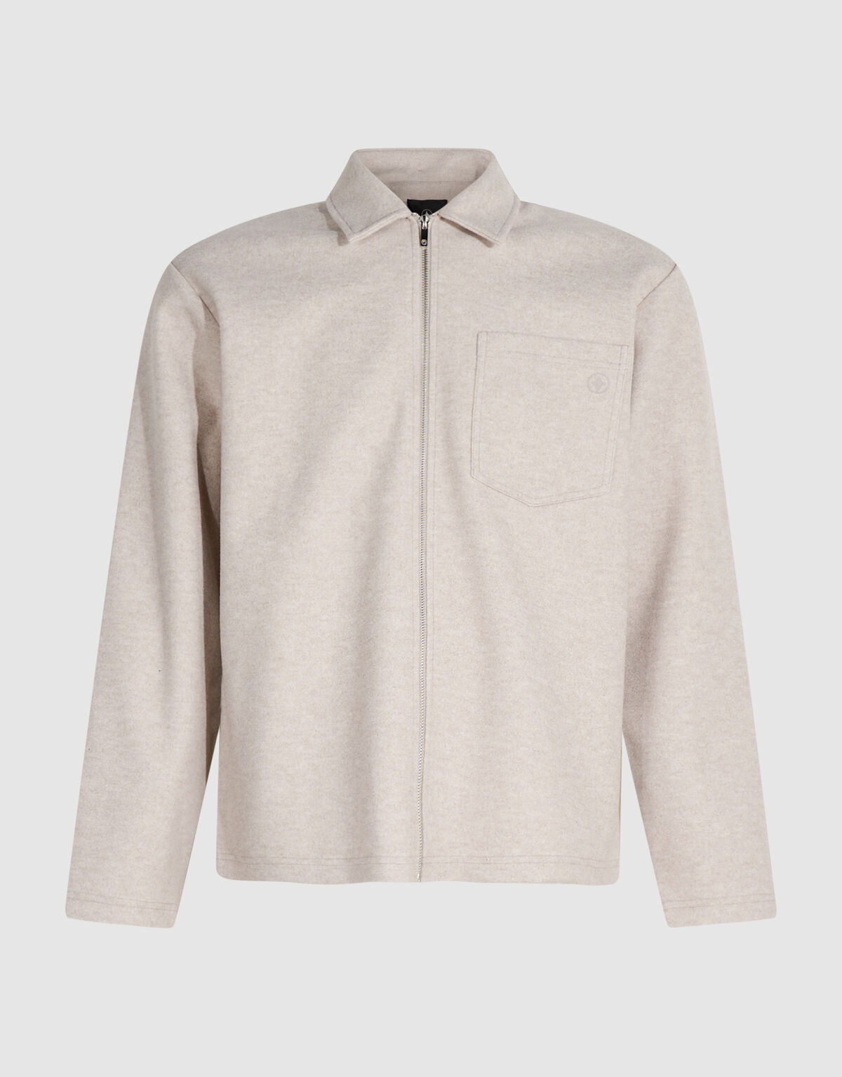 Soft Melange Overshirt Beige SHOEBY MEN